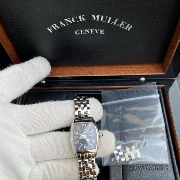 Athletic Franck Muller Curvex 2252 QZ Ladies Stainless Steel Quartz 22MM Watch - Picture 10 of 11